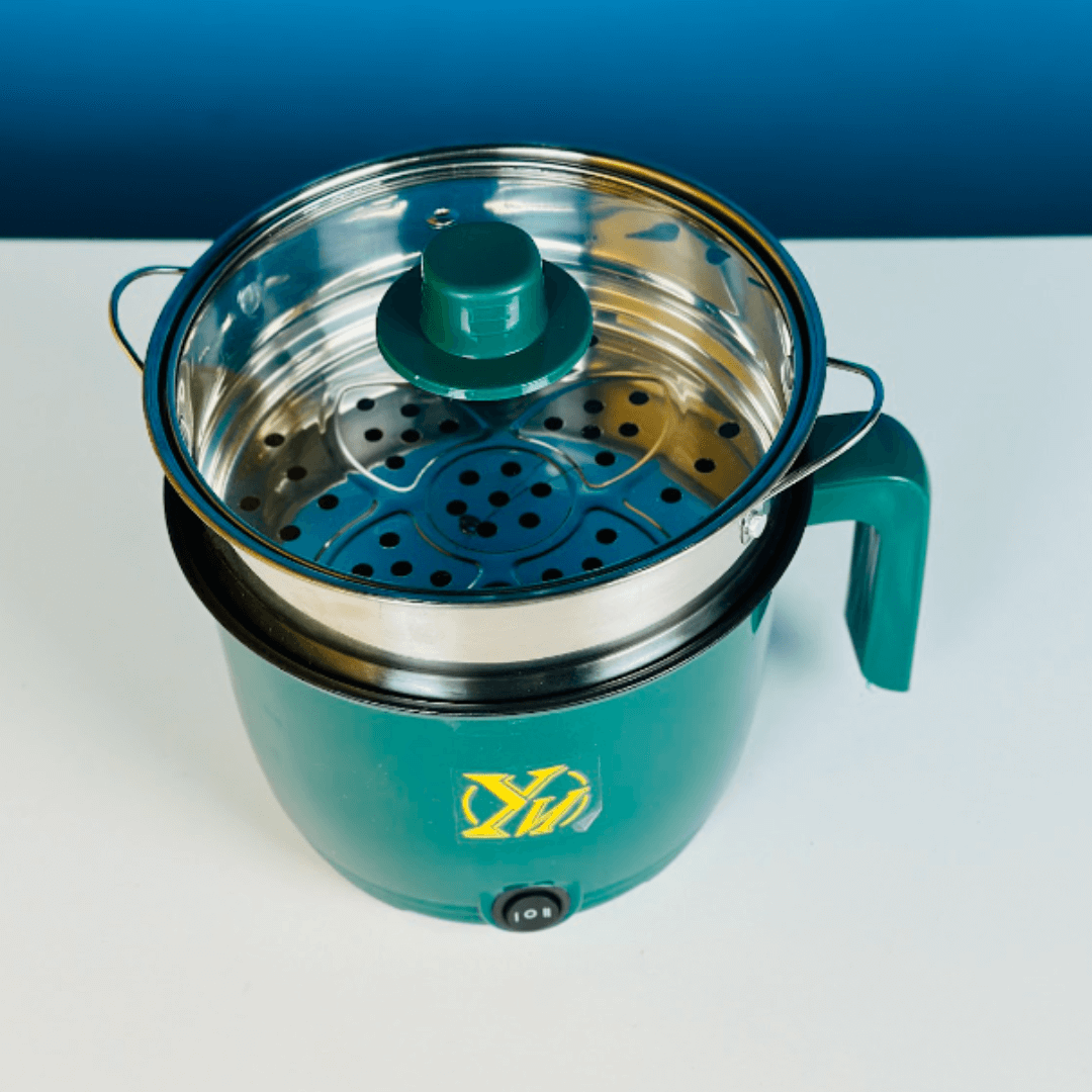 YN Electric Cooking Pot 18cm – Green Color