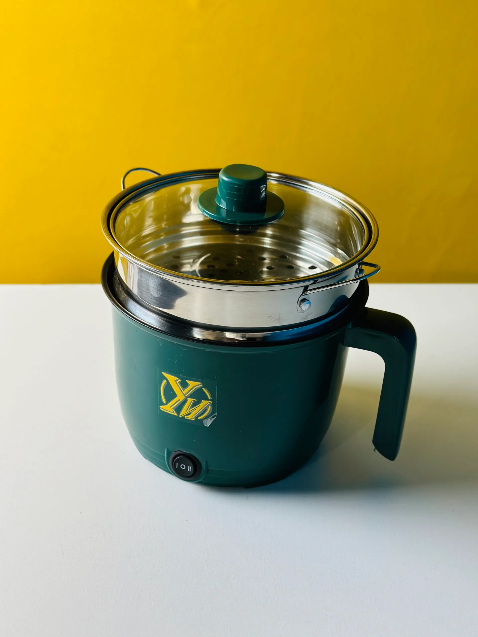 YN Electric Cooking Pot 18cm – Green Color