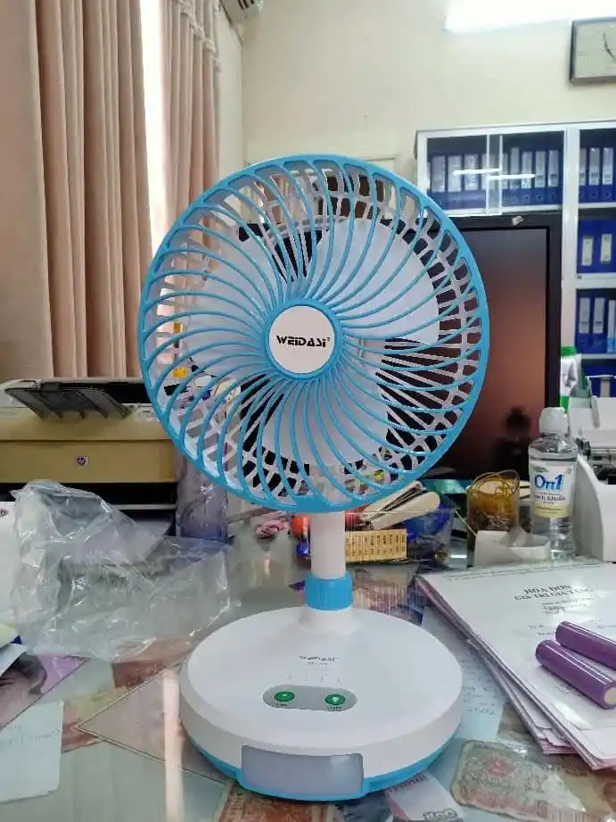 Weidasi Rechargble light with fan WD-219