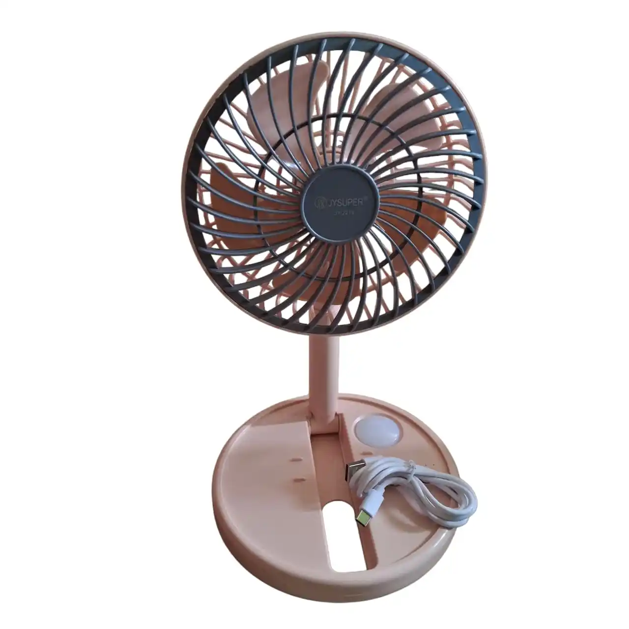 JY Super Rechargble 2215 model Fan with LED light