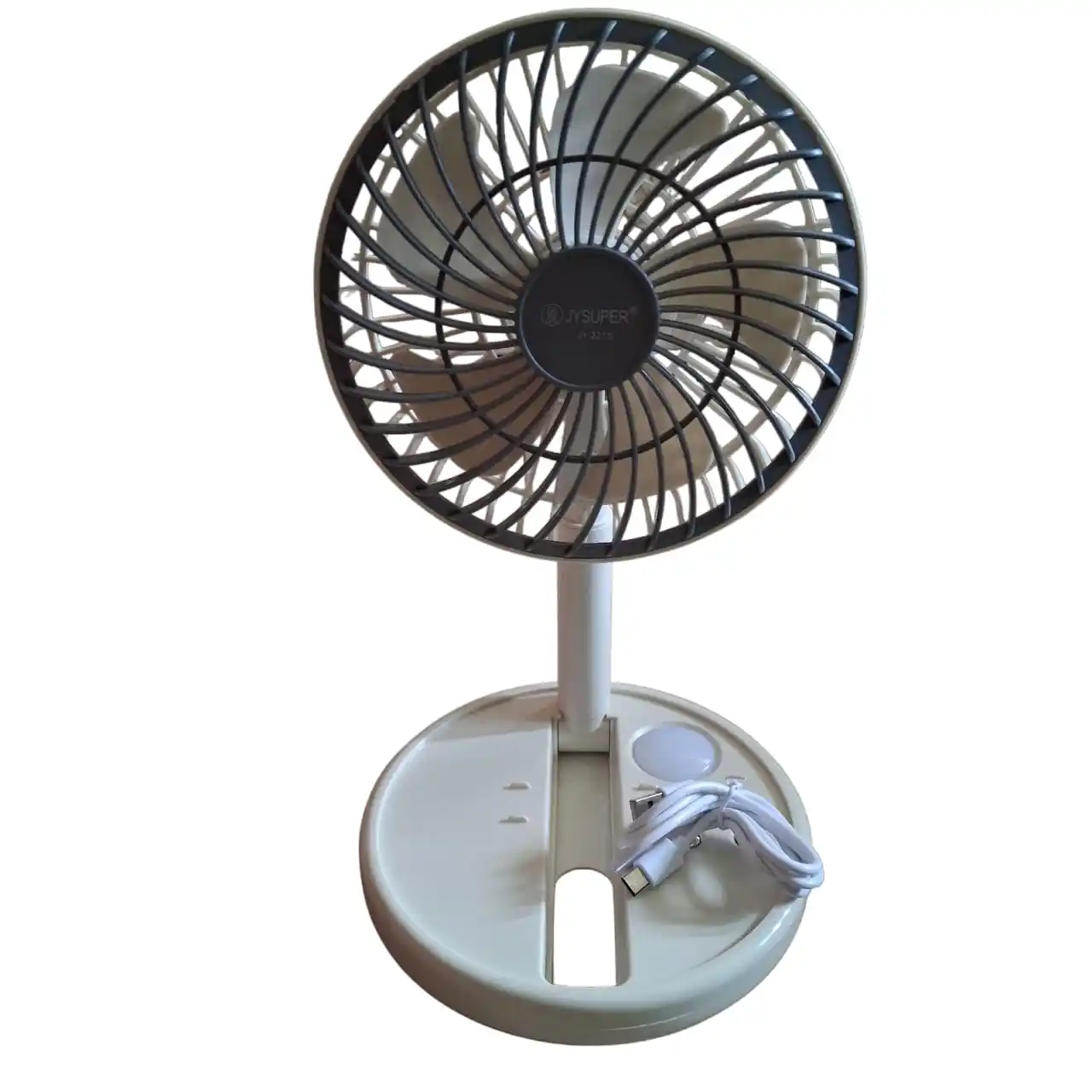 JY Super Rechargble 2215 model Fan with LED light