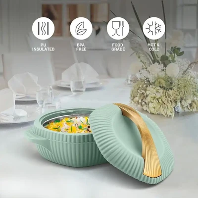 Premium Thermoware Milton Casserole “Oyster” Series(1500 ML Capacity)